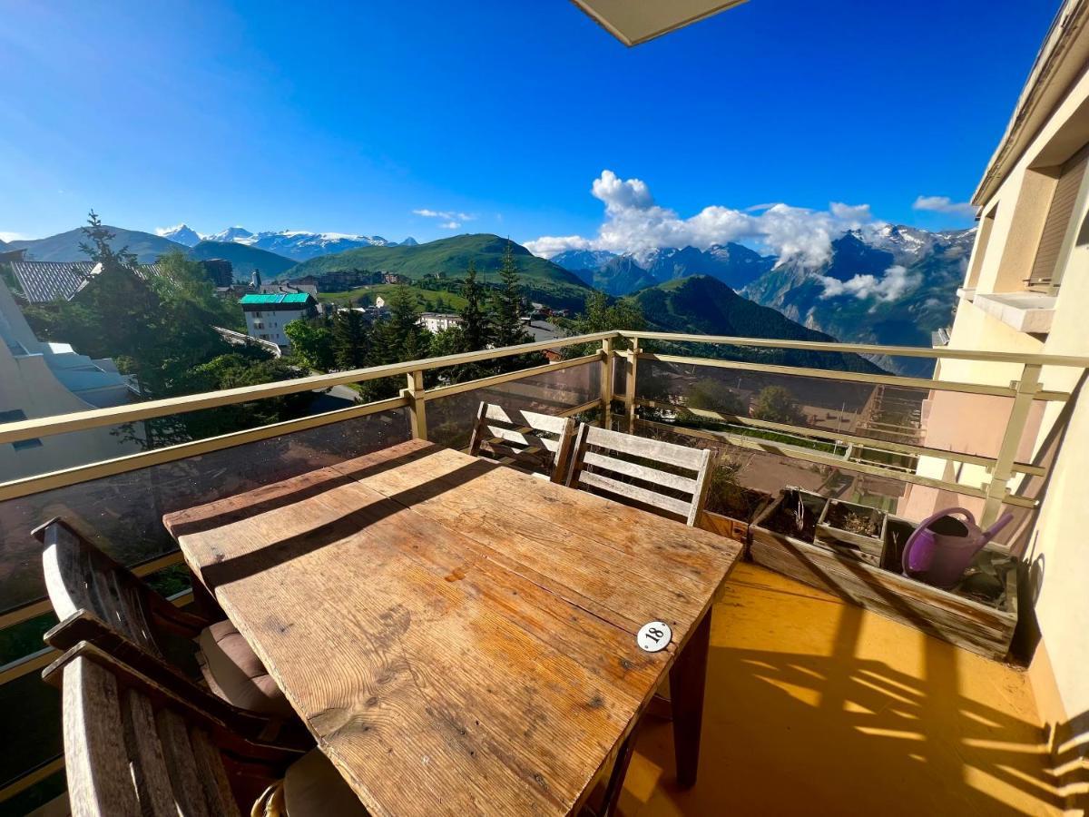 شقة Alpe D'Huez - 46 M2 - Belle Terasse المظهر الخارجي الصورة